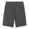 Carhartt WIP Nelson Sweat Short - Black Garment Dyed - Streetart.fr