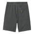 Carhartt WIP Nelson Sweat Short - Black Garment Dyed - Streetart.fr