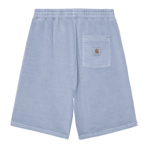 Carhartt WIP Nelson Sweat Short - Gentle Blue Garment - Streetart.fr