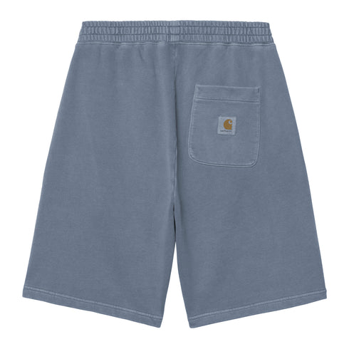 Carhartt WIP Nelson Sweat Short - Gentle Blue Garment - Streetart.fr