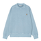 Carhartt Wip Nelson Sweatshirt Clay Blue Garment Dyed - Streetart.fr