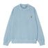 Carhartt Wip Nelson Sweatshirt Clay Blue Garment Dyed - Streetart.fr