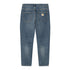 Carhartt WIP Newel Pant Blue Dark Used Wash - Streetart.fr