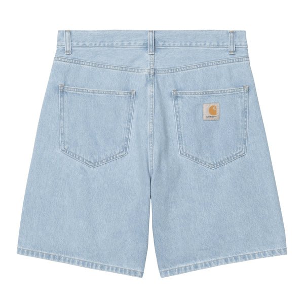 Carhartt WIP Nolan Short - Blue Bleached - Streetart.fr