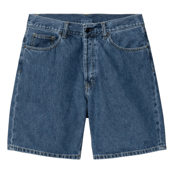 Carhartt Wip Nolan Short - Blue Heavy Stone Wash - Streetart.fr