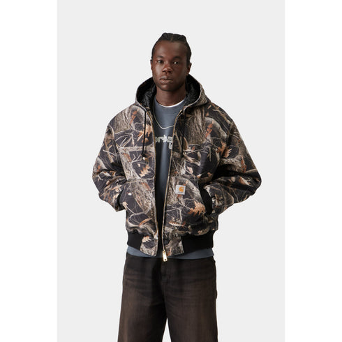 Carhartt Wip Og Active Jacket - Camo Feather Tree / Black Heavy Stone Wash - I035612_3X5_60