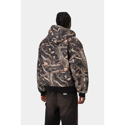 Carhartt Wip Og Active Jacket - Camo Feather Tree / Black Heavy Stone Wash - I035612_3X5_60