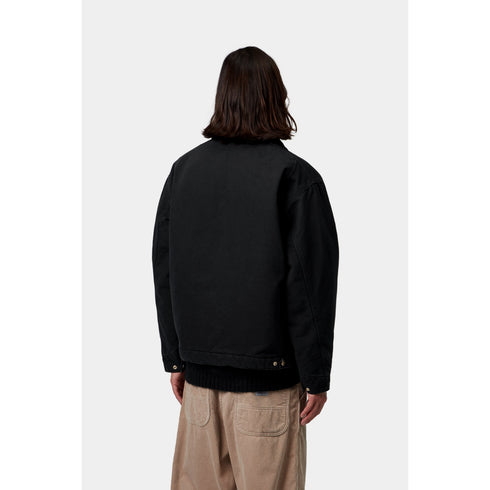 Carhartt Wip Og Detroit Jacket - Black / Black Stone Canvas - I035614_00E_4O