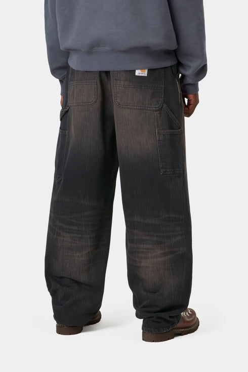 Carhartt Wip Og Single Knee Pant - Black Tobacco Used Wash - I034871_89_0R