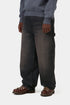 Carhartt Wip Og Single Knee Pant - Black Tobacco Used Wash - I034871_89_0R