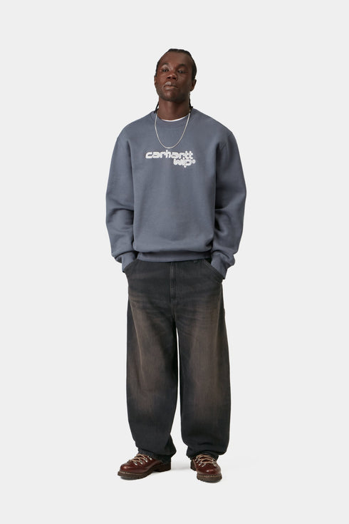 Carhartt Wip Og Single Knee Pant - Black Tobacco Used Wash - I034871_89_0R