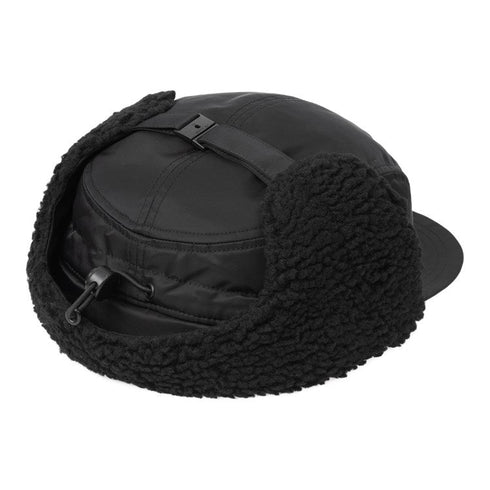 Carhartt Wip Oltera Ear Guard Cap Casquette - Black - Streetart.fr