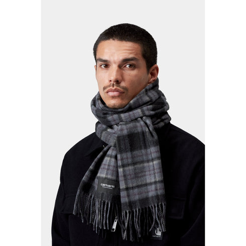 Carhartt WIP Parson Scarf - Parson Check Shady Purple - Streetart.fr