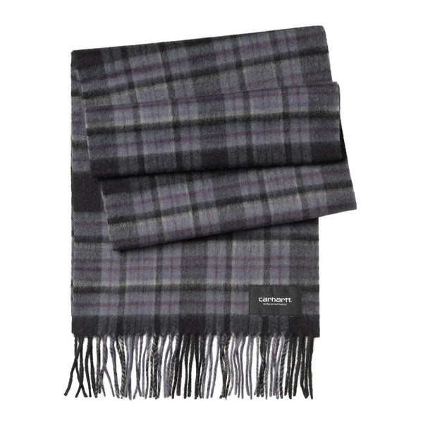 Carhartt WIP Parson Scarf - Parson Check Shady Purple - Streetart.fr