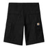 Carhartt WIP Regular Cargo Short Black Rinsed - Streetart.fr