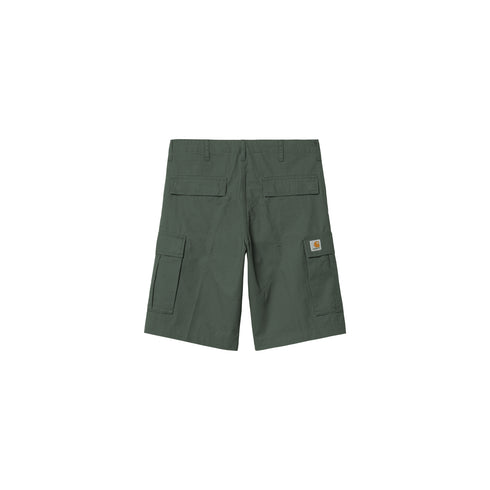 Carhartt WIP Regular Cargo Short Duck Green Rinsed - Streetart.fr