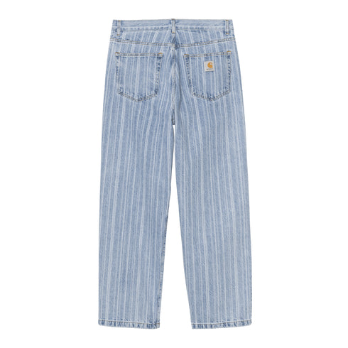 Carhartt WIP Rylan Pant - Rylan Stripe Blue Stone Bleach - Streetart.fr