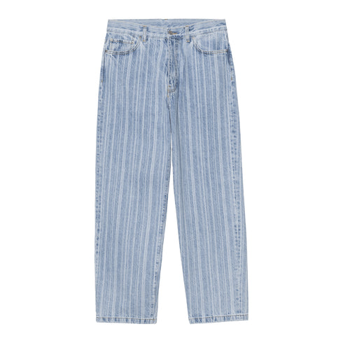 Carhartt WIP Rylan Pant - Rylan Stripe Blue Stone Bleach - Streetart.fr