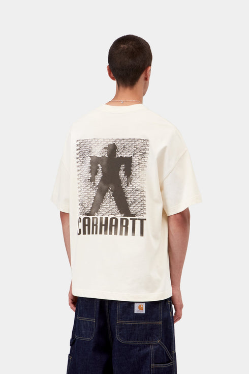 Carhartt Wip S/S Bricky Man T-Shirt - Wax Stone Dyed - I037259_D6_4J