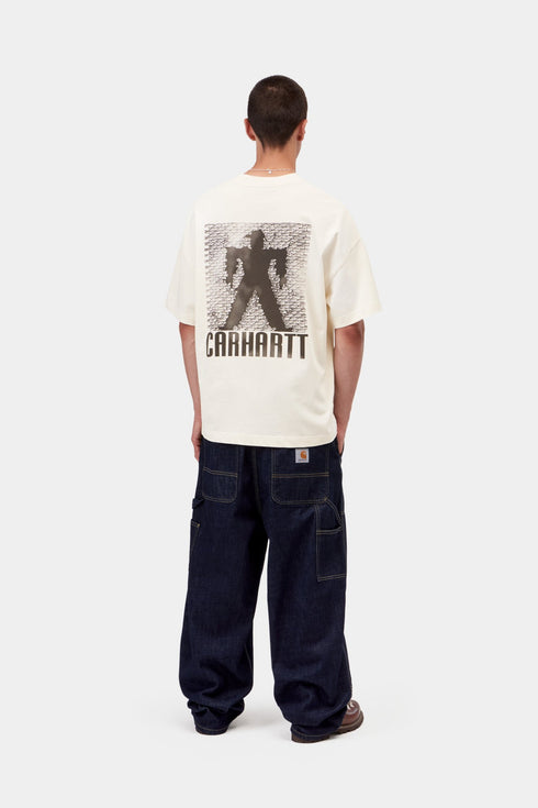 Carhartt Wip S/S Bricky Man T-Shirt - Wax Stone Dyed - I037259_D6_4J