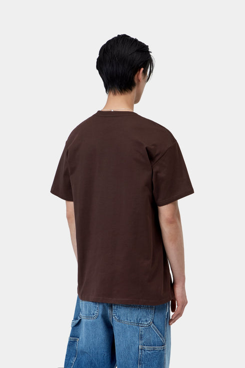 Carhartt Wip S/S Chase T-Shirt - Palisander / Gold - I026391_3XE_XX