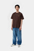 Carhartt Wip S/S Chase T-Shirt - Palisander / Gold - I026391_3XE_XX