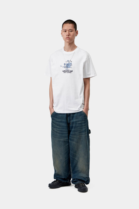 Carhartt Wip S/S Dirty Laundry T-Shirt - White - I037262_02_XX