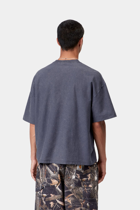 Carhartt Wip S/S Lambert T-Shirt - Dark Navy Moon Wash - I037016_1C_FQ