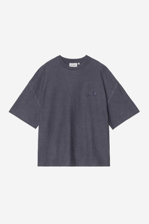 Carhartt Wip S/S Lambert T-Shirt - Dark Navy Moon Wash - I037016_1C_FQ