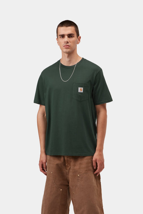 Carhartt Wip S/S Pocket T-Shirt - Dark Scarab - I030434_3U0_XX