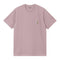 Carhartt WIP S/S Pocket T-Shirt - Hortensia