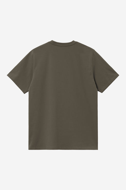 Carhartt Wip S/S Script Embroidery T-Shirt - Cypress / Black - I030435_00P_XX