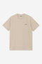 Carhartt Wip S/S Script Embroidery T-Shirt - Fleur De Sel / Black - I030435_2NQ_XX