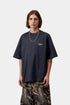 Carhartt Wip S/S Signtaure Script T-Shirt - Dark Navy / Wip Dusty H Brown - I033828_3Z6_XX