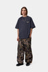 Carhartt Wip S/S Signtaure Script T-Shirt - Dark Navy / Wip Dusty H Brown - I033828_3Z6_XX