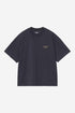 Carhartt Wip S/S Signtaure Script T-Shirt - Dark Navy / Wip Dusty H Brown - I033828_3Z6_XX