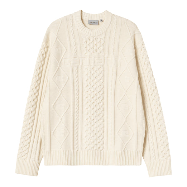 Carhartt WIP Shawn Sweater Pullover Natural — sweatshirt