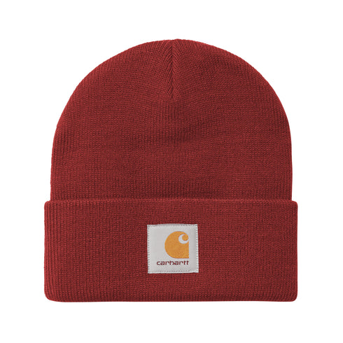 Carhartt WIP Short Watch Hat Beanie - Scarlet - Streetart.fr