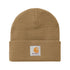 Carhartt WIP Short Watch Hat - Dusty H Brown - Streetart.fr