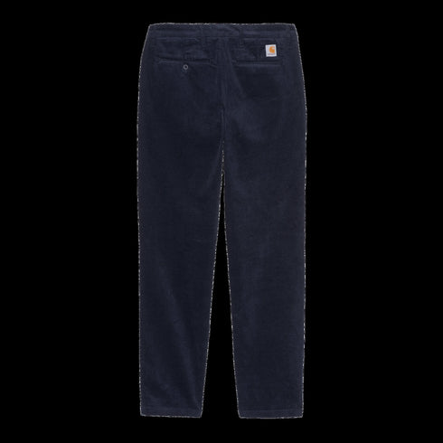 Carhartt WIP Sid Pant Cord - Dark Navy Rinsed - Streetart.fr