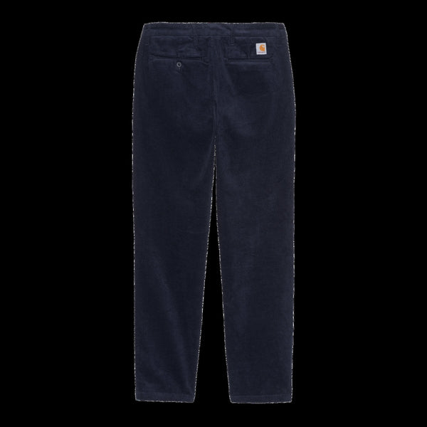 Carhartt WIP Sid Pant Cord - Dark Navy Rinsed - Streetart.fr