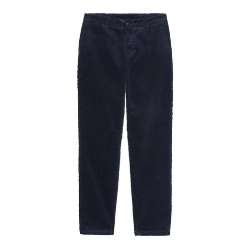 Carhartt WIP Sid Pant Cord - Dark Navy Rinsed - Streetart.fr