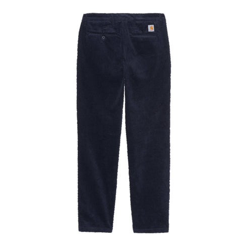 Carhartt WIP Sid Pant Cord - Dark Navy Rinsed - Streetart.fr
