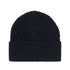 Carhartt WIP Signature Cable Beanie - Deep Night / Glassy Pink - Streetart.fr
