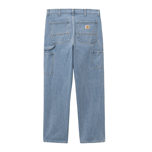 Carhartt WIP Single Knee Pant Blue Stone Bleached - Streetart.fr