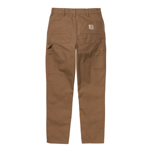 Carhartt WIP Single Knee Pant Hamilton Brown Rinsed - Streetart.fr