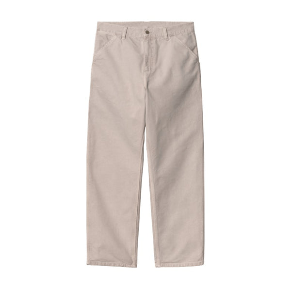 Carhartt Wip Single Knee Pant Pantlon - Dusky Beige Stone Canvas - Streetart.fr