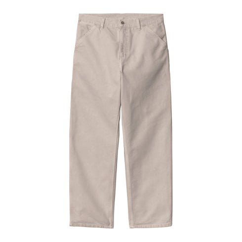 Carhartt WIP Single Knee Pant Pantlon - Dusky Beige Stone Canvas - Streetart.fr