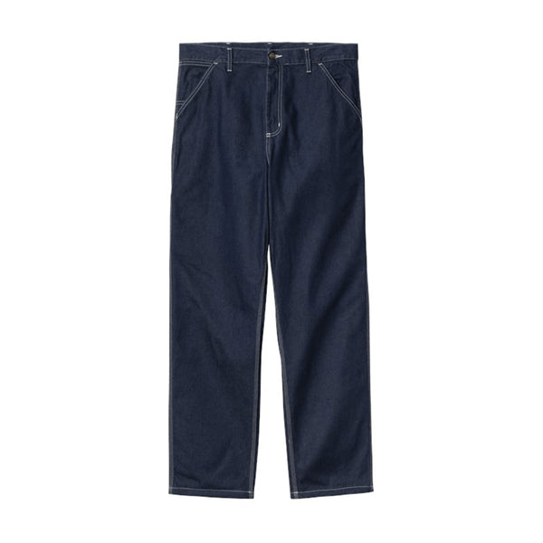 Carhartt Wip Single Knee Pant Pantlon - Silver Pine Stone Canvas - Streetart.fr