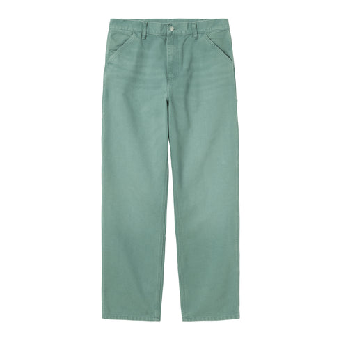 Carhartt WIP Single Knee Pant Pantlon - Silver Pine Stone Canvas - Streetart.fr